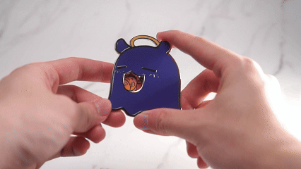 Takodachi (Food) Spinning Pin