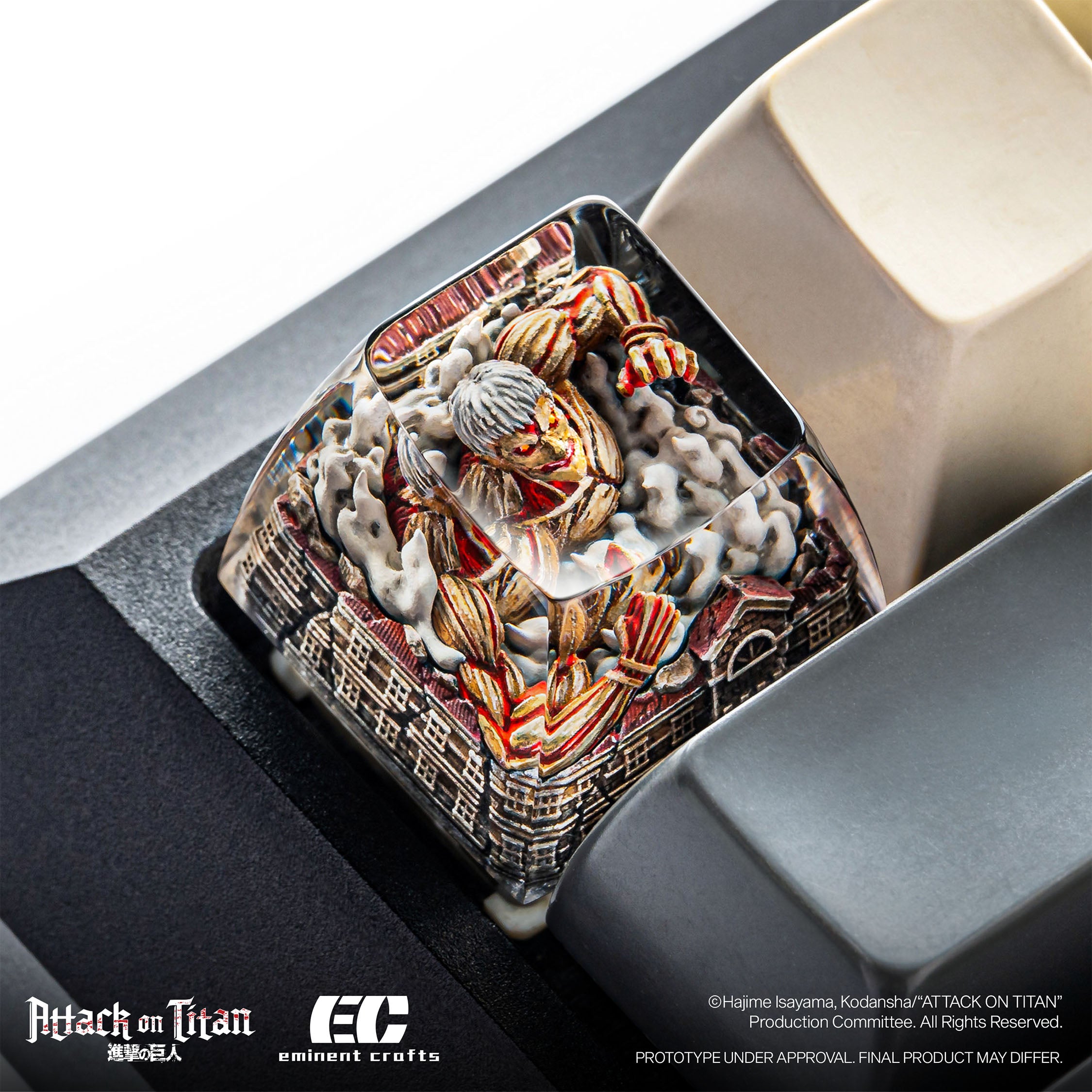 Armored Titan - Attack on Titan - Artisan Resin Keycap