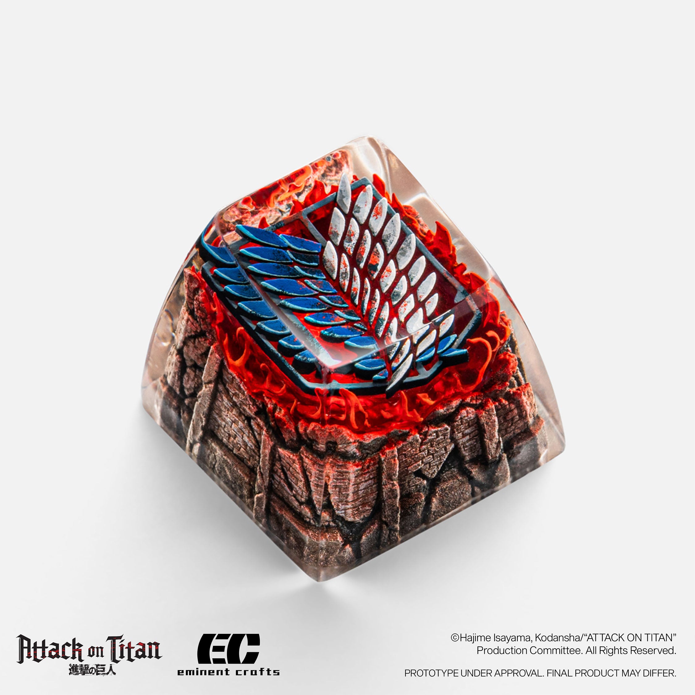 Scout Regiment Logo - Attack on Titan - Artisan Resin Keycap