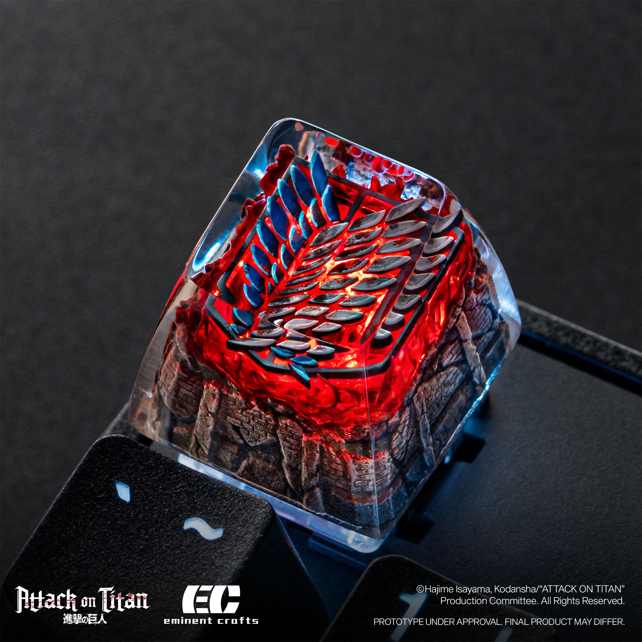 Scout Regiment Logo - Attack on Titan - Artisan Resin Keycap