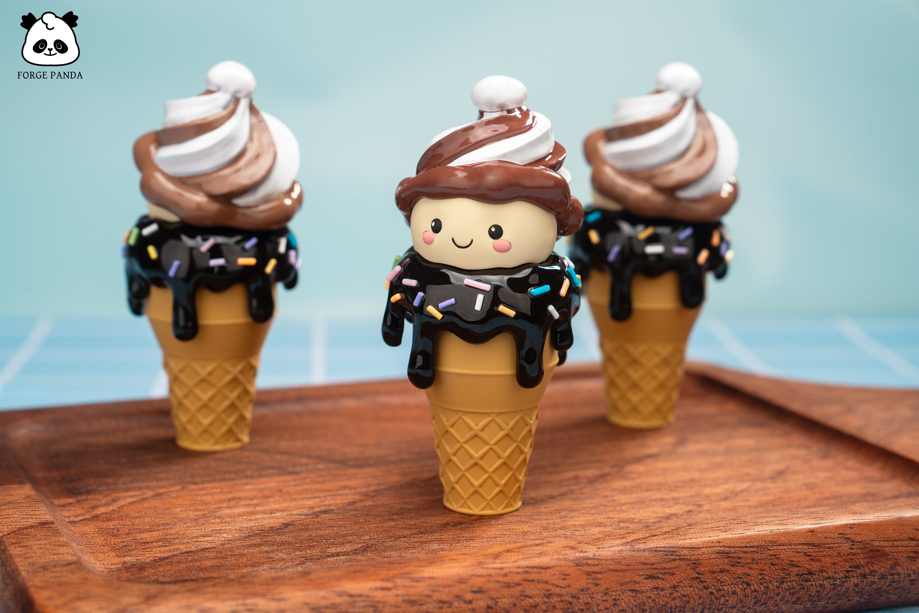 Choco Swirl Ice Cream (Fidget Toy)
