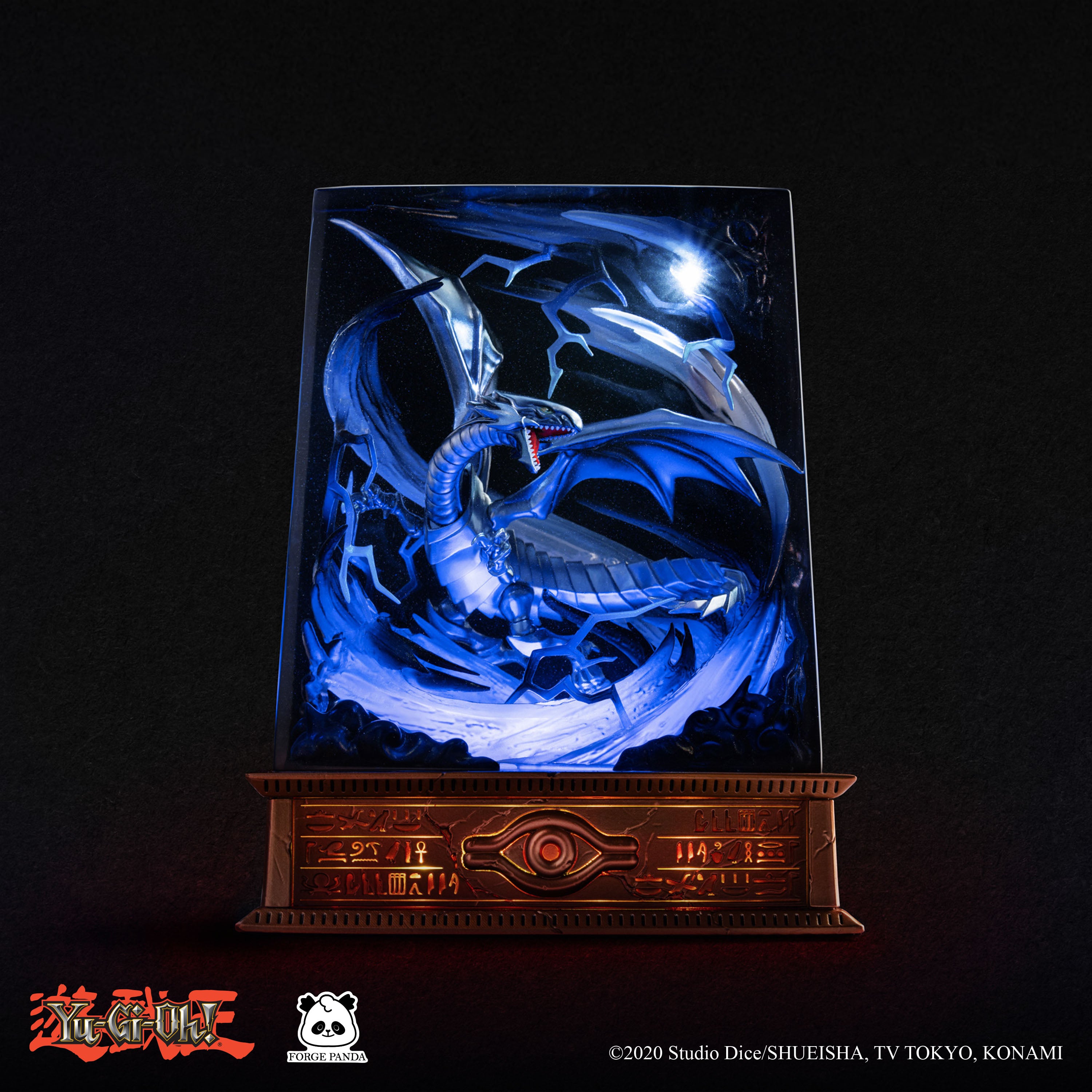 Blue-Eyes White Dragon Diorama LED Lamp - Yu-Gi-Oh!
