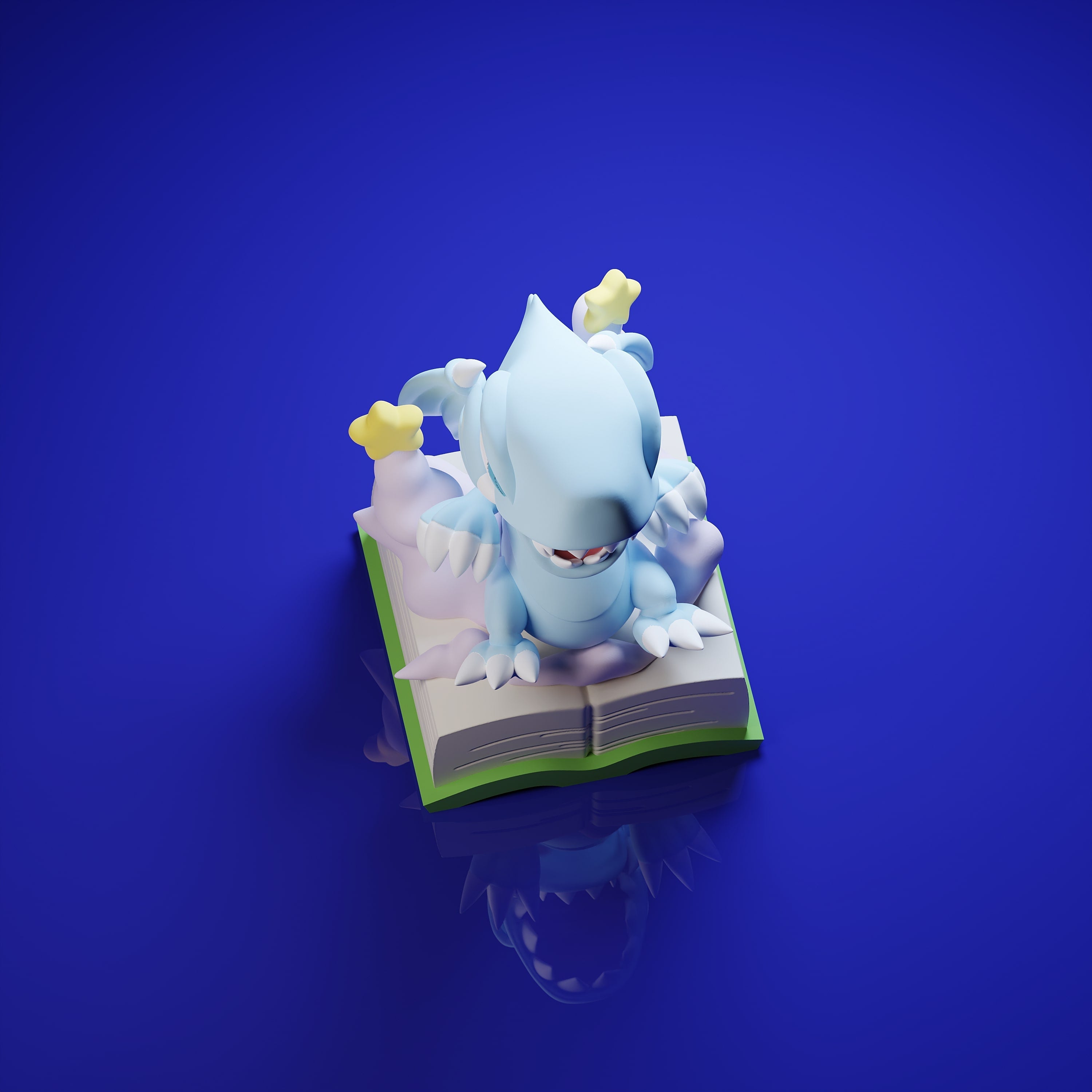 Toon Blue Eyes White Dragon Keycap 1