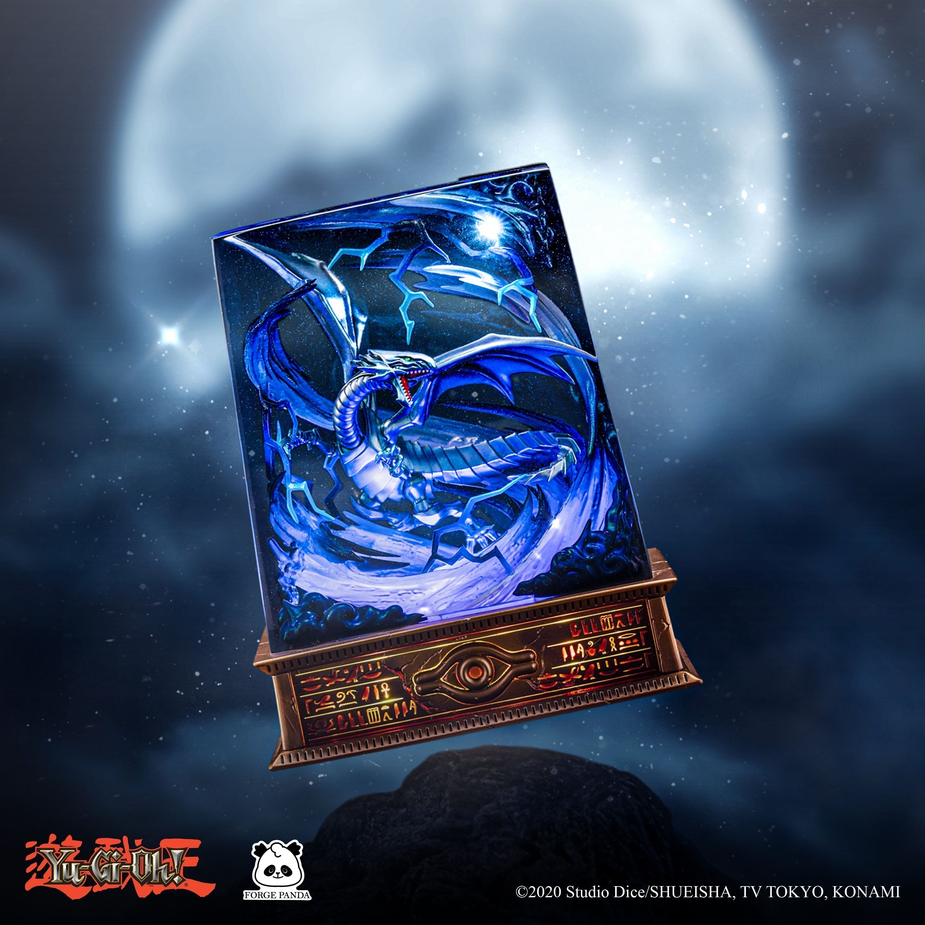 Blue-Eyes White Dragon Diorama Lamp