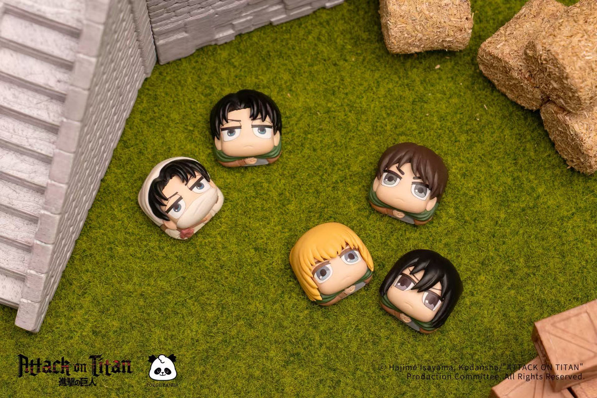 Attack on Titan Chibi Artisan Resin Keycaps - Blind Box