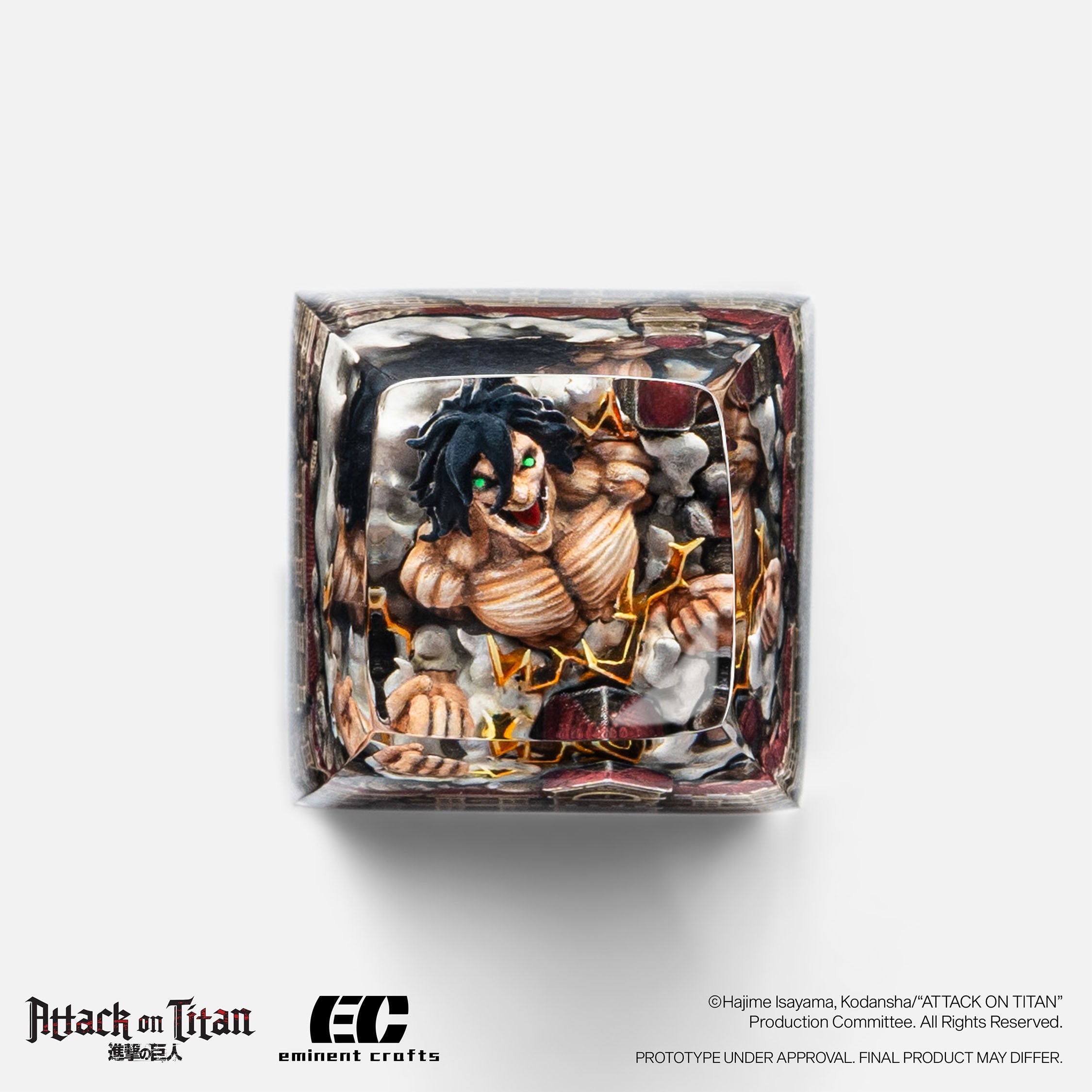 Attack Titan - Attack on Titan - Artisan Resin Keycap