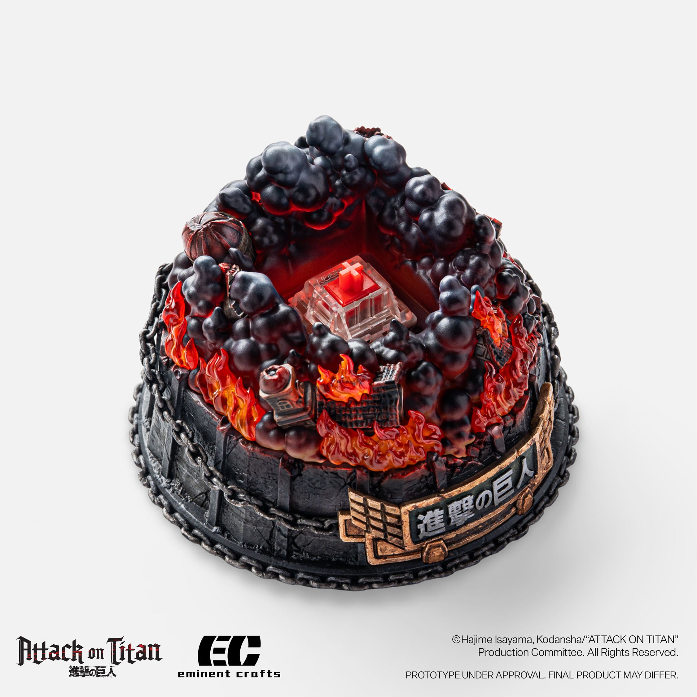 Fight for Paradis - Attack on Titan - Diorama Keycap Holder