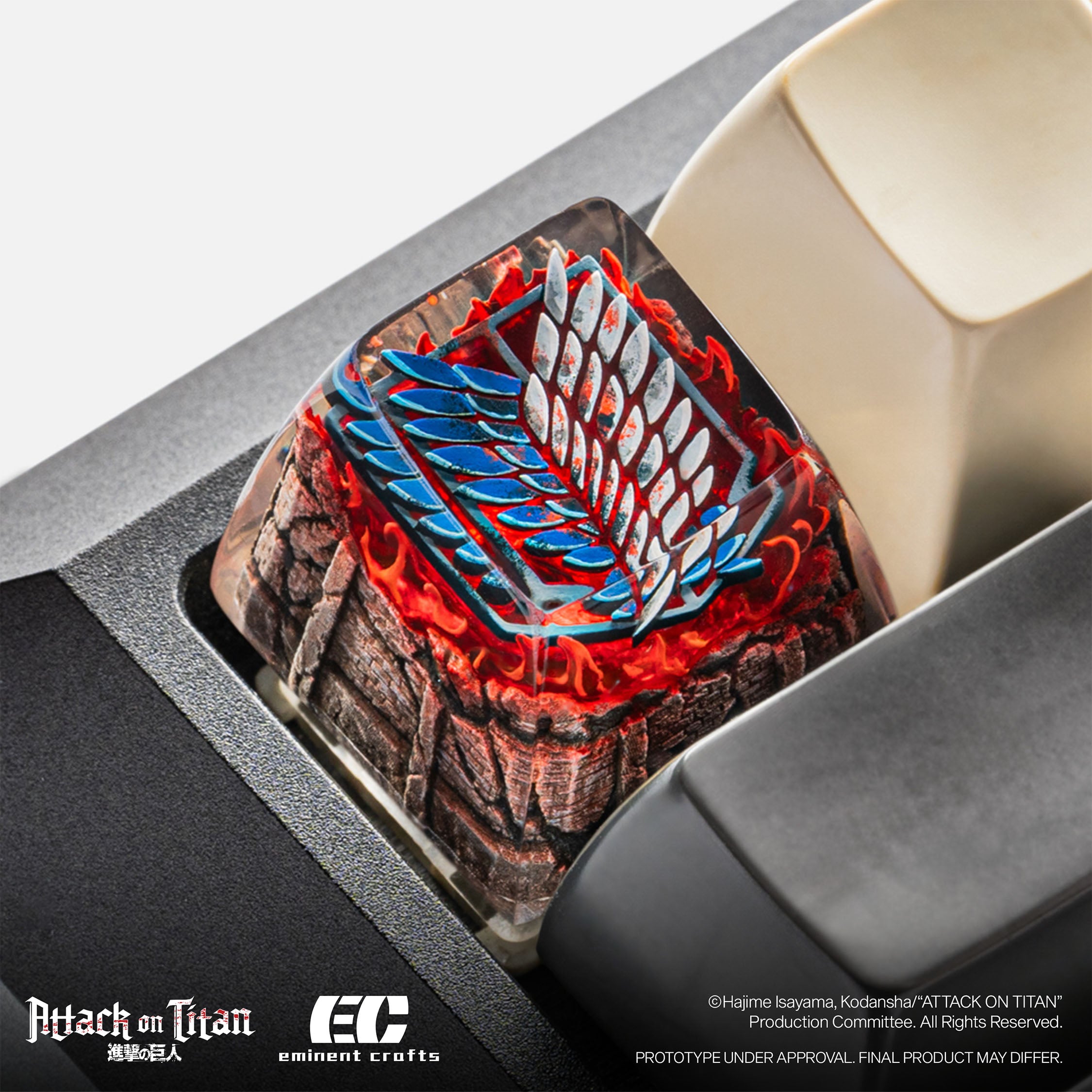 Scout Regiment Logo - Attack on Titan - Artisan Resin Keycap