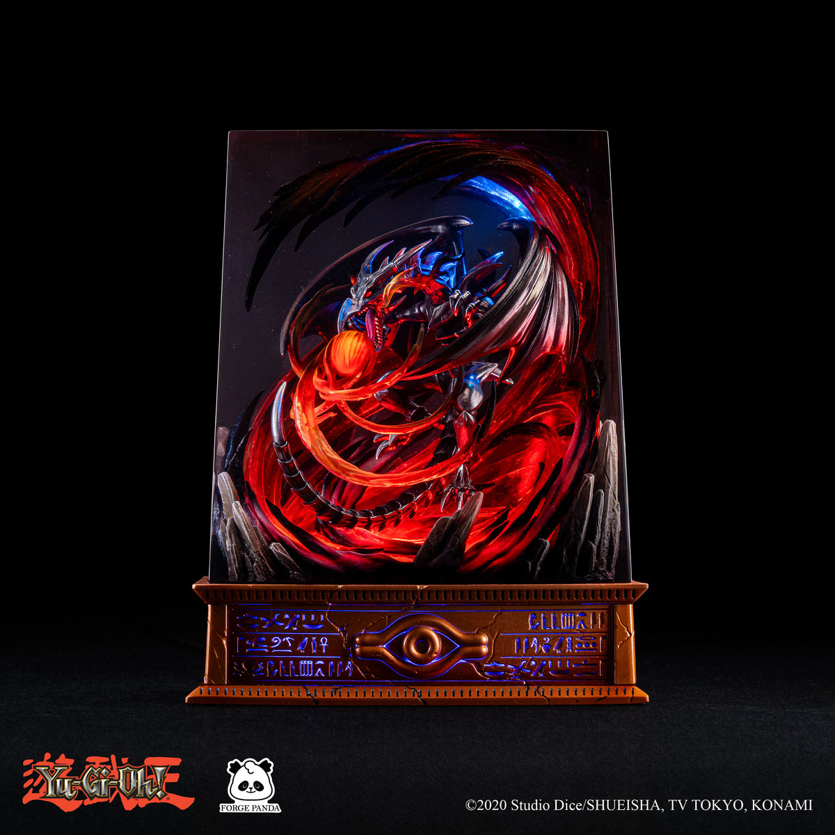 Red-Eyes Black Dragon Diorama LED Lamp
