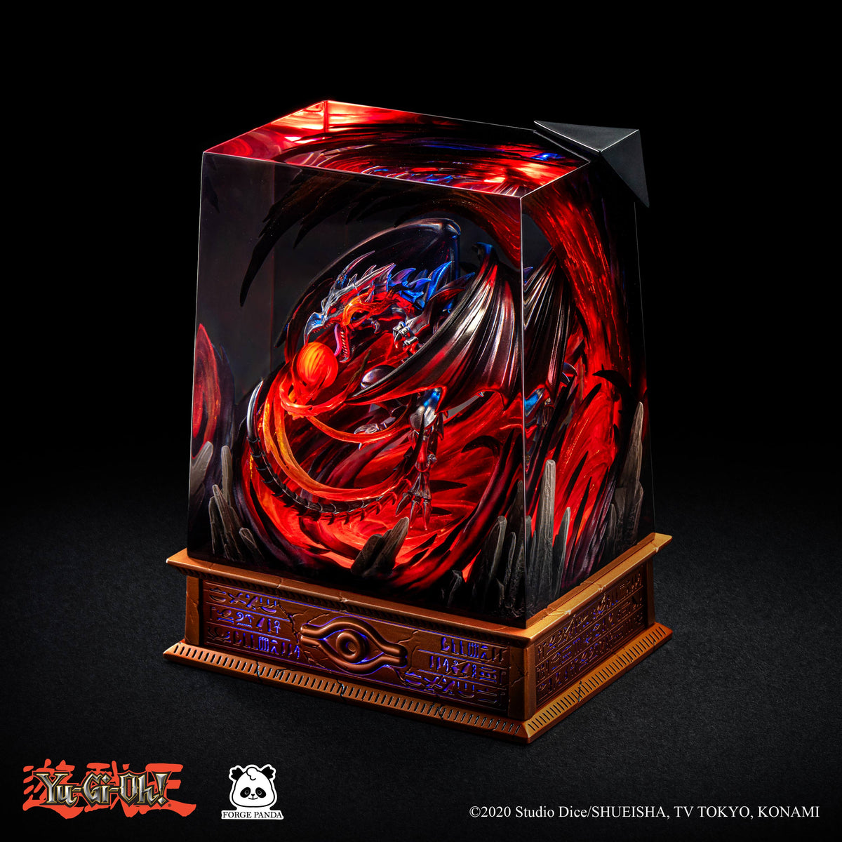 Red-Eyes Black Dragon Diorama LED Lamp