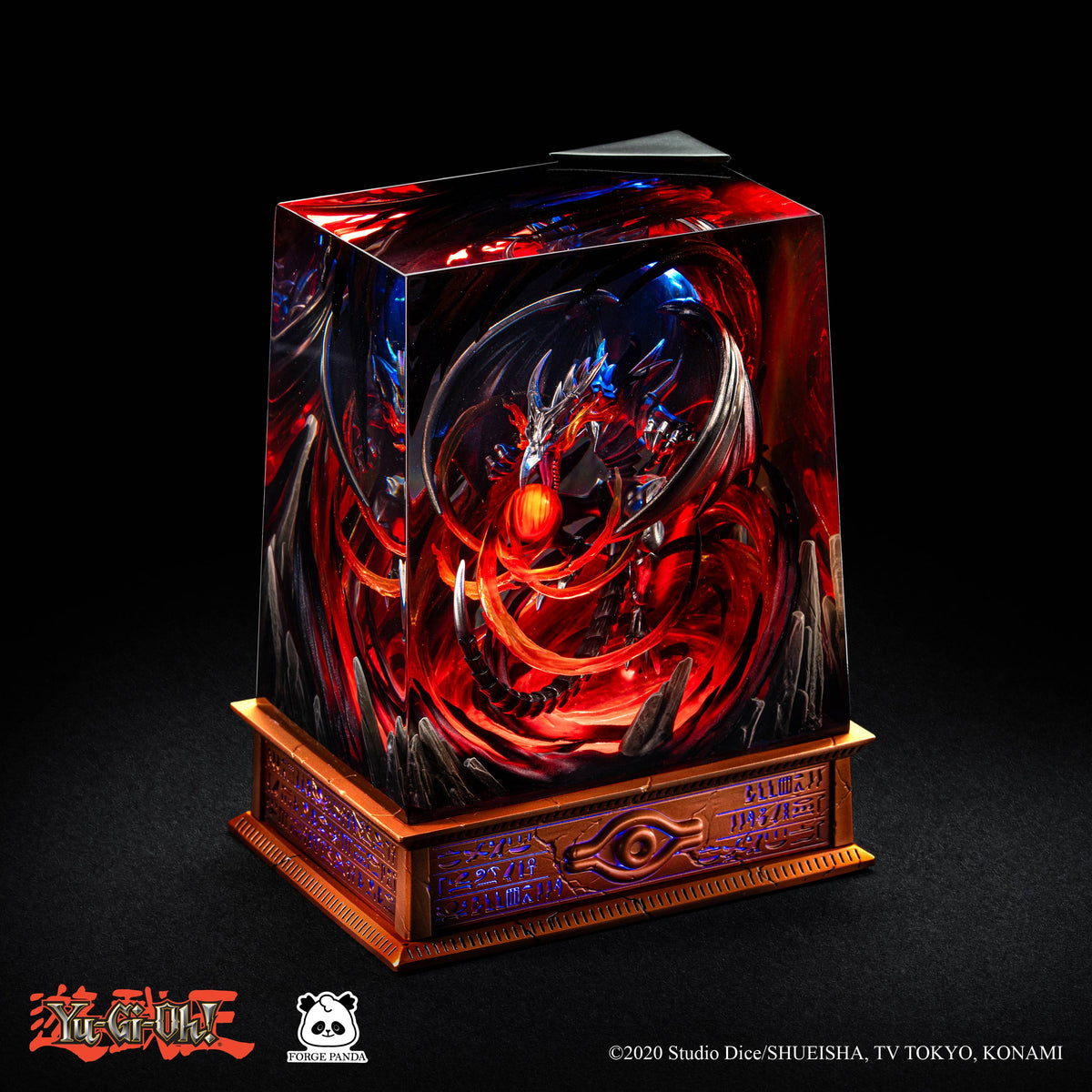 Red-Eyes Black Dragon Diorama LED Lamp