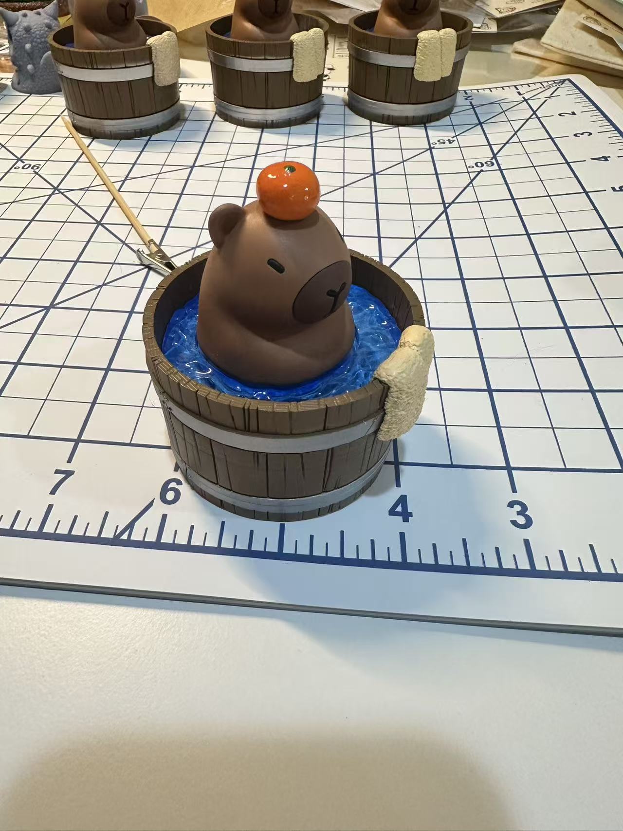 Capybara Bath Fidget Clicker