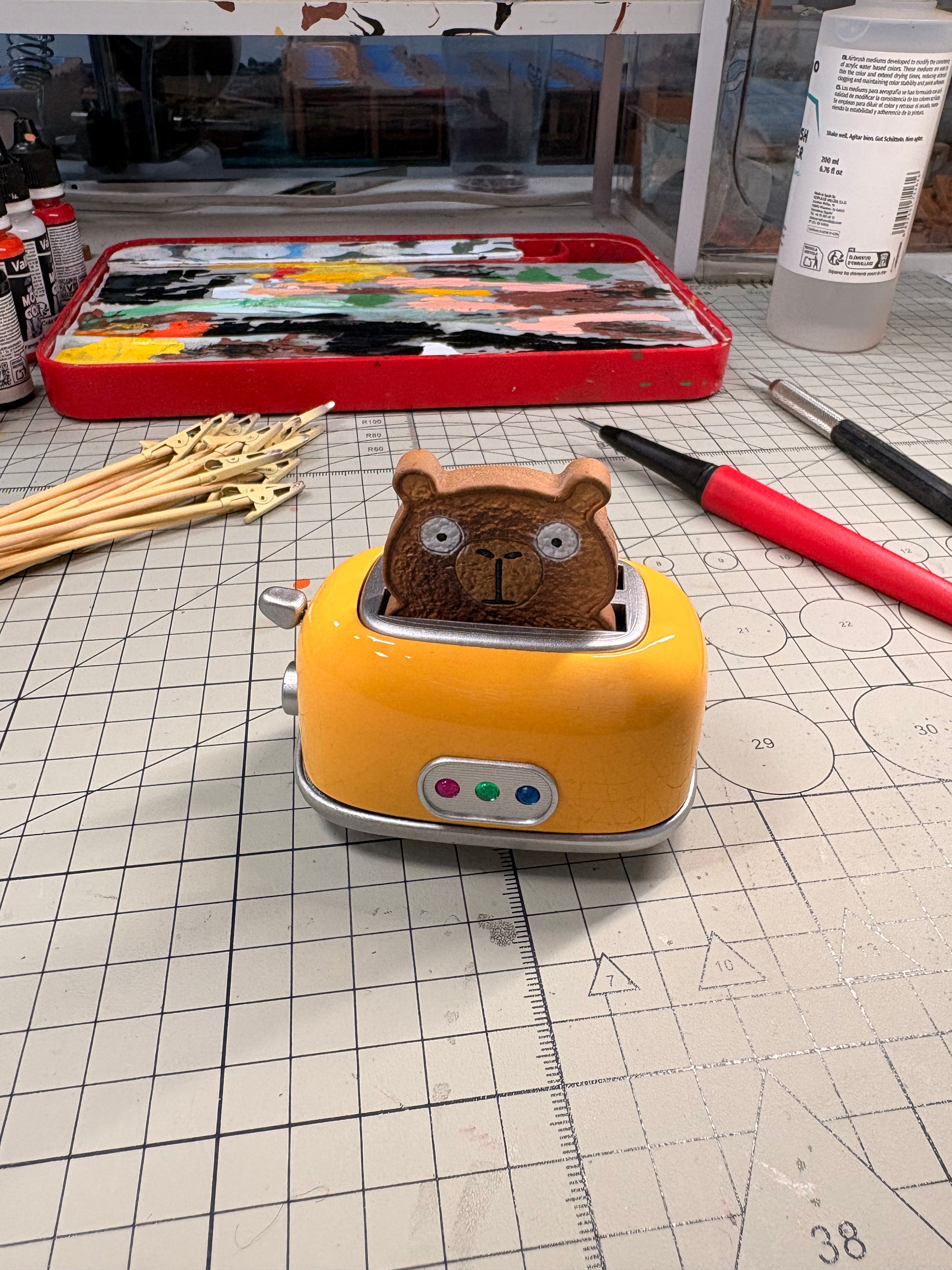Capybara Toaster Fidget Clicker