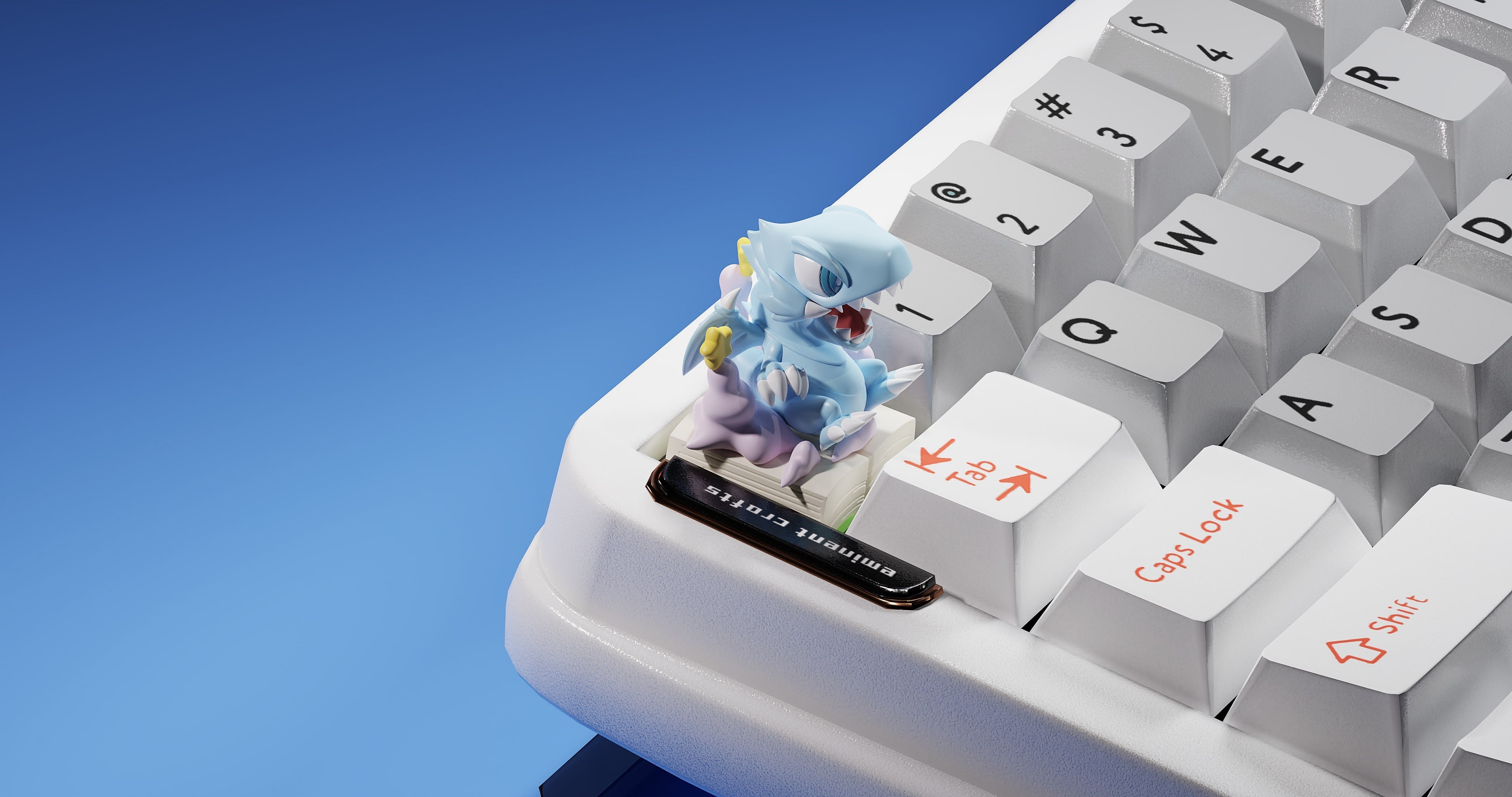 Toon Blue Eyes White Dragon Keyboard Keycap